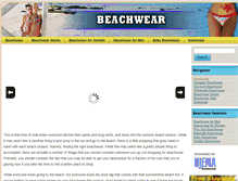 Tablet Screenshot of beachwear.com